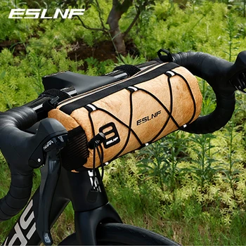 ESLNF Bicykel Predné Trubice Taška Vodotesný Úložný Roll, Taška na Riadidlá Bicyklov Kôš Pack Prenosné Veľkú Kapacitu Cyklistické Príslušenstvo