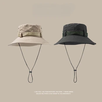Fisherman Hat pánske Letné Priedušná UV Slnko Klobúk Turistiku, Rybolov, Rybárske opaľovací Krém Sun Hat Klobúk pre Ženy Autor Vedierko Hat
