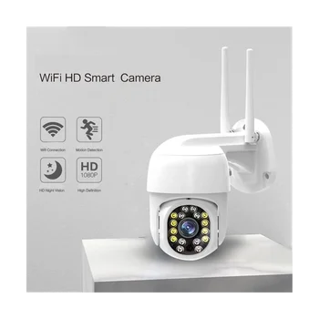 2MP Vonkajšie Fotoaparát 360 Stupeň Full-Farebné Nočné Videnie Bezdrôtový WIFI Remote Monitor HD Smart Security Kamera EÚ Plug