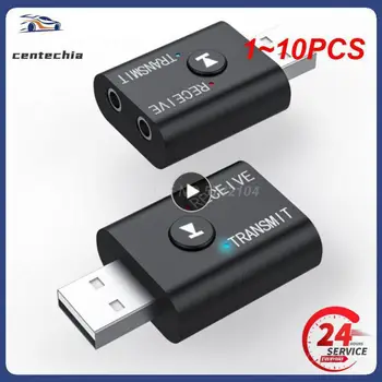 1~10PCS 5.0 Bluetooth Audio Prijímač, Vysielač Adaptér AUX 3,5 mm Audio 2 V 1, Bezdrôtový Vysielač TR6 Pre Domáce Auto Hudba
