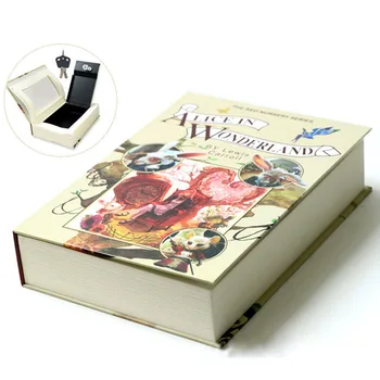 Kniha Sejfy Key Lock Typ Tajná Kniha Skryté Zabezpečenia Trezor Peniaze, Šperky Simulácia Klasické Knihy Štýl Box M Size220*152*45mm