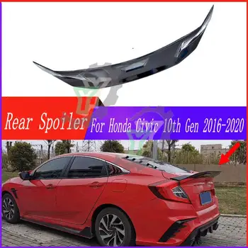 Vysoko Kvalitný ABS Plast Auto Zadný Kufor, Zadný Spojler Krídlo Prírubové Armatúry Pre Honda Civic 10. Gen 2016 2017 2018 2019 2020