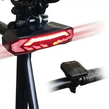 6 Svetelné Režimy Bicykli Svetlá Nepremokavé Ultra-Svetlý Bicykel Zadné Svetlo S Usb C Nabíjateľná Diaľkové Ovládanie Volantu Zadné Svetlá