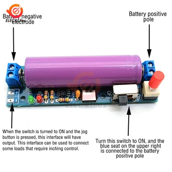 18650 Li Batéria Modul DC 3,7 V Lítiová Batéria Modul Plnenie Banky Nabíjačku USB Typ-C Rozhranie
