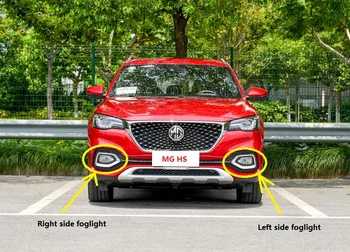 1pcs Ľavej / pravej prednej strane foglight / Chrome frame pre Čínske SAIC ROEWE MG HS EHS Auto auta, motor, súčasti