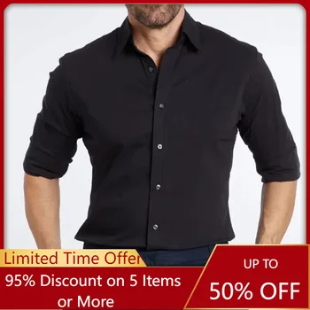 Non bielizne pánske Oxford textilné tričko pánske zips dlhé rukávy farbou business gentleman pánske tričko pánske British bežné