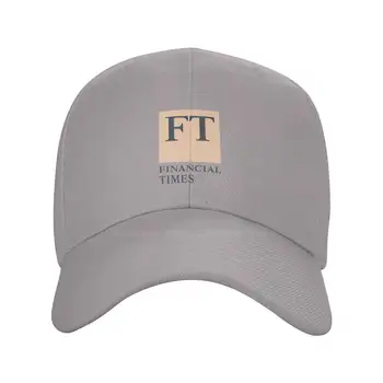 Financial Times Logo Vytlačené Grafické Logo Značky Vysokej kvality Denim spp Pletené klobúk Baseball cap