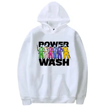 PowerWash Simulátor Mikiny, Mikiny Harajuku Personalizované Hoodie Streetwear Pulóver Módne High Street Unisex Hra