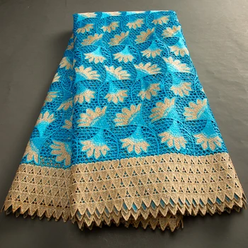 Luxusné Afriky Guipure Čipky Textílie Kvality Nigérijský Kábel Čipky Textílie pre Ženy Strany Šitie vo Vode Rozpustné Materiál A3465