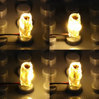 LED Svetlo DIY 15 cm/30 cm Rotujúce Trochu Svetla Pre Kompatibilné S Tehly Nastaviť