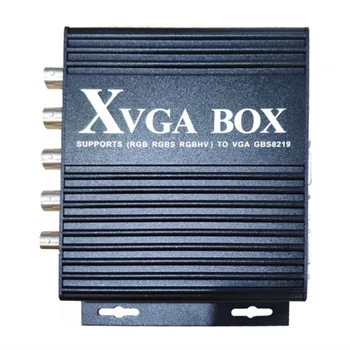 GBS-8219 Priemyselné Video Converter, XVGA BOX RGB na VGA RGBS na VGA Video Converter(US Konektor)