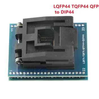 Nové Kvalitné Qfp44 Tqfp44 Lqfp44 na dip40 adaptér ic programátor tqfp44, aby dip40 ic zásuvky tqfp44 adaptér socked pre TL866II