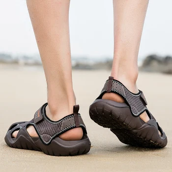 Muži Letné Sandále Nových Veľkých Mužov Outdoorové Sandále pánske členkové Topánky Módne Sandále, Papuče Veľká Veľkosť 39-48