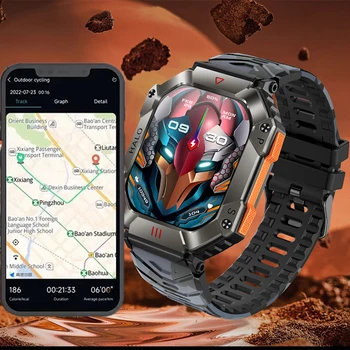 2023 Nové Multifunkčné Mužov Smart Hodinky 650 mAh, Bluetooth Hovor Smartwatch 100+Multi Šport Režim Nepremokavé Smart Hodinky pre Mužov
