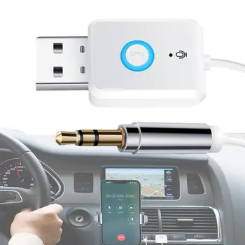 USB Audio Adaptér Univerzálny Robustný Auto Hands-free Adaptér Stabilné V aute Hudbu Príjem Plug And Play USB Adaptér Bezdrôtovej Automobilovej