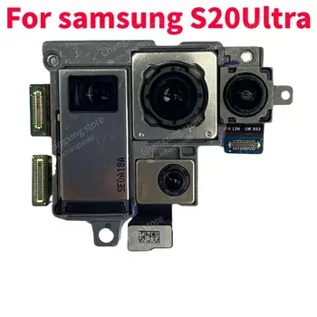 Pre Samsung Galaxy S20 Ultra SM-G988B G988U Späť Hlavné Zadná Kamera Modul Flex Kábel Náhradné Diely