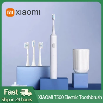 Pôvodný XIAO MIJIA T500 Elektrické Sonická zubná Kefka Inteligentné Automatické Zubov Zubná Kefka Ultrazvukové Bielenie Zubov Vibrátor
