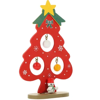Vianočný Darček Ozdoby, Drevené Vianočný Strom Decor Stôl Dekorácie Dodávky Remesiel Dekorácie Ploche Ornament