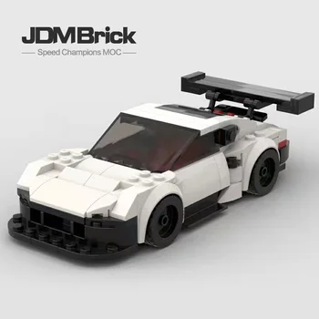 MOC stavebným DIY Montáž Sada Darček 911 Rsr Supercar Racing Puzzle Inšpiráciu Chlapec Hračka