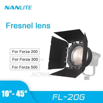 NANLITE FL-20 G Fresnelove Šošovky pre Forza500W 300W 200W 200 300 500 Fotografie svetlo Nanguang FL 20 G Pre videokamery