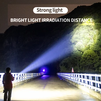 Prídavné Lano, Baterku S Varovanie Bočné Svetlo Viacúčelové Osvetlenie Bleskom Pre Lezenie Vonkajšie