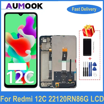 Pôvodný Pre Xiao Redmi 12C LCD Displej Dotykový Displej Digitalizátorom. Montáž Redmi 12C 22120RN86G Displej Nahradenie Opravy