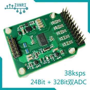 ADS1263 32Bit Vysokou presnosťou ADC Modul/24Bit+32Bit Dual ADC/analógovo-digitálny Prevod 38.4 ksps