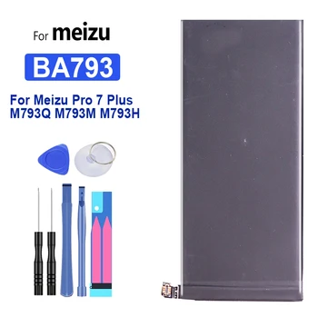 BA793 Batérie 3510mAh Pre Meizu Pro 7 Plus M793Q M793M M793H Mobilný Telefón Bateria