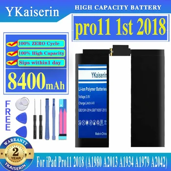YKaiserin Náhradné Batérie Pre iPad Pro 11 2018 A1980 A2013 A1934 A1979 A2042 / 2020 A2228 A2230 A2231 2rd 2. Tablet
