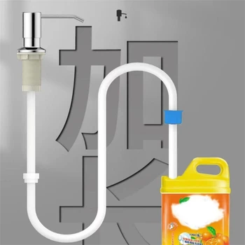 Praktické Mydla pre Kuchyňu, Kúpeľňu Jednoduchá Inštalácia Čerpadla Fľaša na Strane Dezinfekcia Šampóny Sprchový Gél P15F