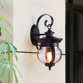 Vonkajšie Retro Nástenné svietidlo Klasického Sconces Lampa Vodeodolné IP65 LED Pre Domáce Veranda, Vila
