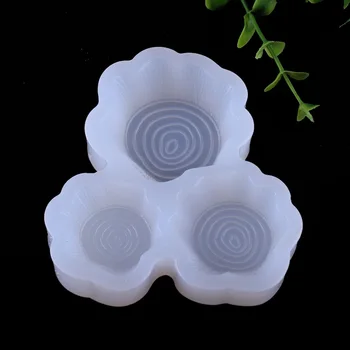 Transparentné 3D Peň Tvar Živice Dekorácie Proces DIY Modelovanie Epoxidové Šperky, Prívesok Ploche Dekorácie Kusov