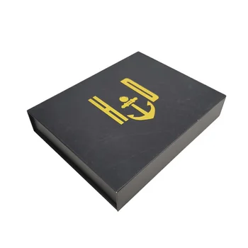 customizd dizajn Black Veľkoobchod Vlastné Logo Luxusné Kartón Papiera Darček Magnetický Box Balenie